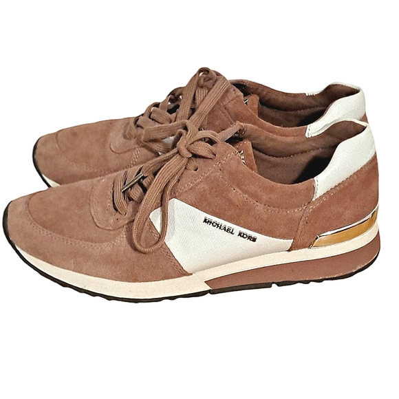 Michael Kors Allie Salmon/Pink colored trainer sneakers size 9 - Picture 6 of 8